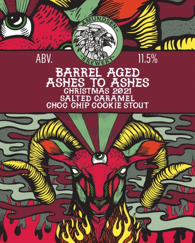 Bourbon BA Ashes to Ashes - Amundsen Brewery Stout - Imperial / Double Pastry 330ml - 1