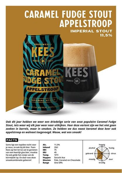 Caramal Fudge Stout : Appelstroop
