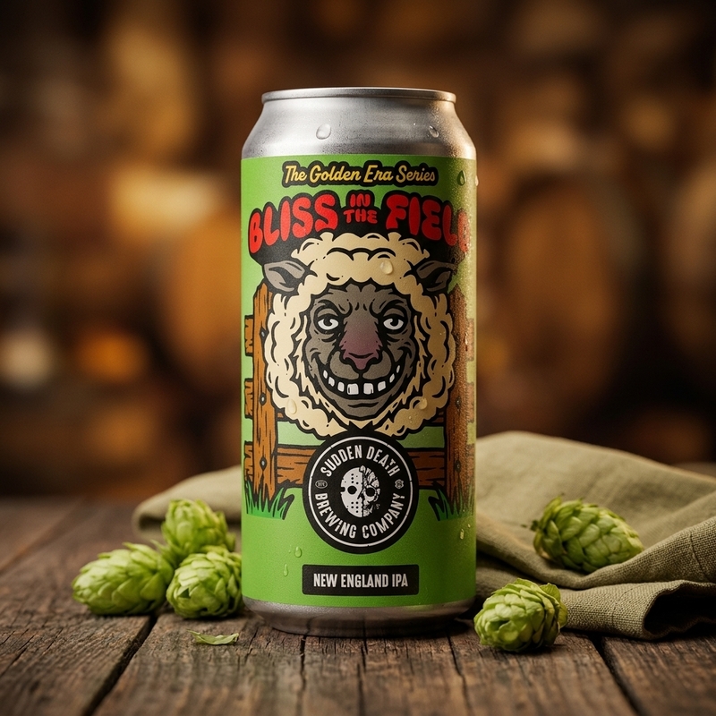 Bliss In The Field - Sudden Death Brewing Co. IPA - New England / Hazy 440ml - 1