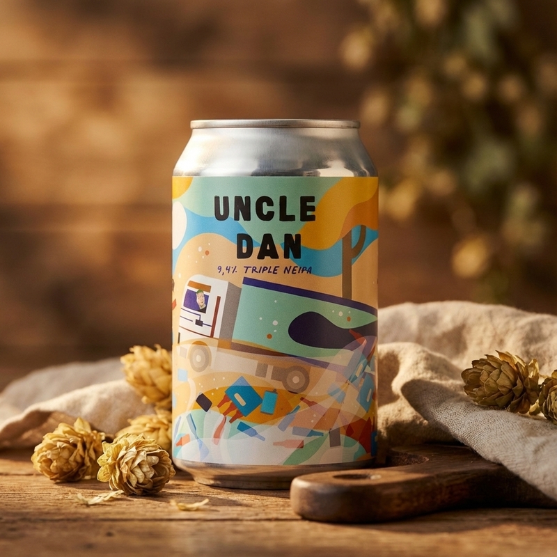 Uncle Dan - Brouwerij Eleven IPA - Triple New England / Hazy 330ml - 2