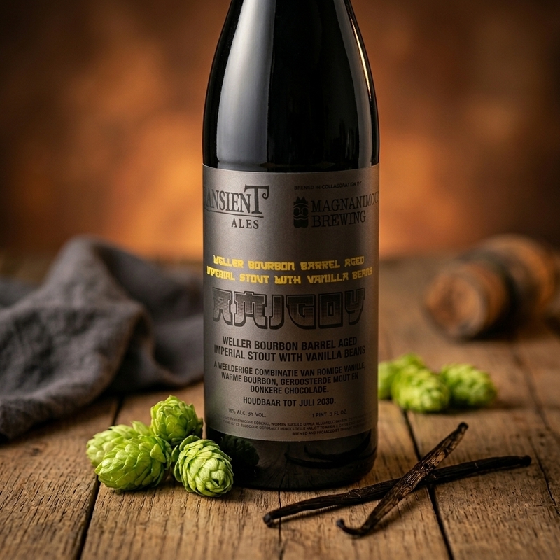 Vanilla Kamigoye (2025) / Magnanimous - Transient Artisan Ales Stout - Russian Imperial 500ml - 1