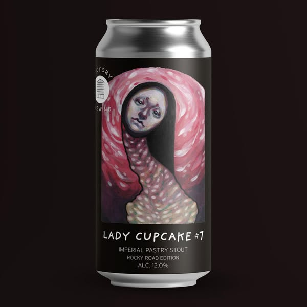 Lady Cupcake #7 (Rocky Road Edition) - Factory Brewing Stout - Imperial / Double Pastry 440ml - 1