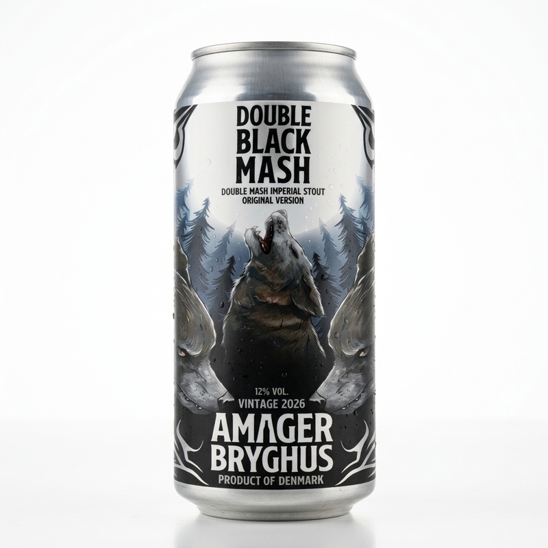 Double Black Mash (2026) Original - Amager Bryghus Stout - Imperial / Double 440ml - 1