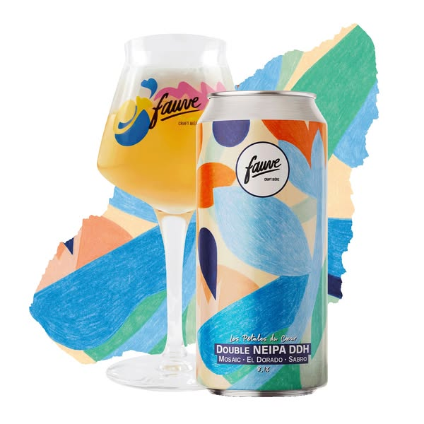 Les Pétales du Coeur - Fauve IPA - Imperial / Double New England / Hazy 440ml - 1