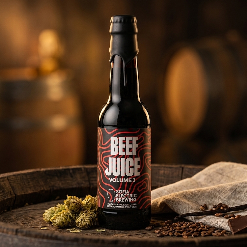 Beef Juice Volume 3 - Sofia Electric Brewing Stout - Imperial / Double 330ml - 2
