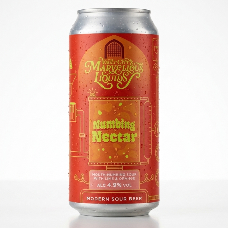 Marvellous Liquids - Numbing Nectar - Vault City Brewing Sour - Fruited 440ml - 2