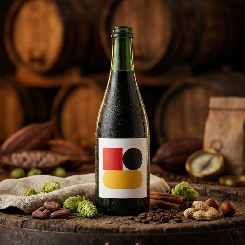 Diagrama Trifásico do Sonho e da Matéria - Captain Brew Stout - Imperial / Double 375ml - 1