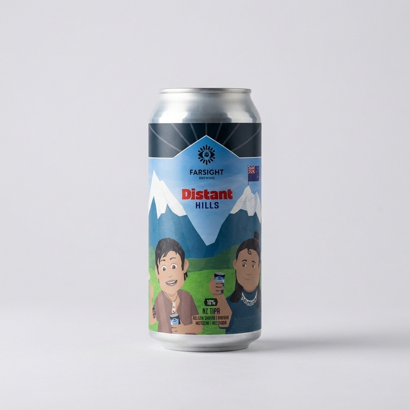 Distant Hills - Farsight Brewing IPA - Triple New England / Hazy 440ml - 1