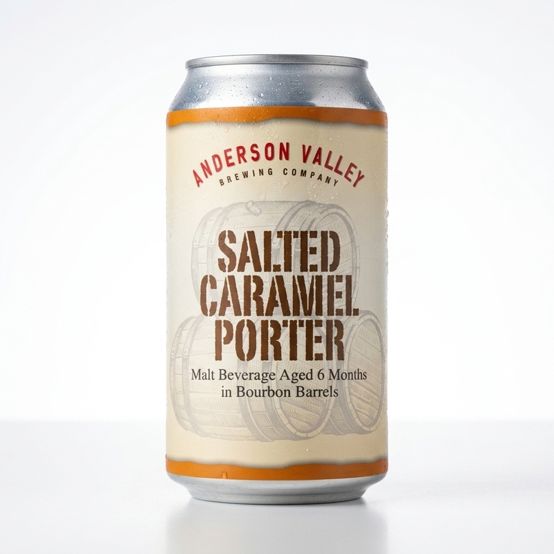 Salted Caramel Bourbon Barrel Aged Porter - Anderson Valley Brewing Company Porter - Other 355ml - 2
