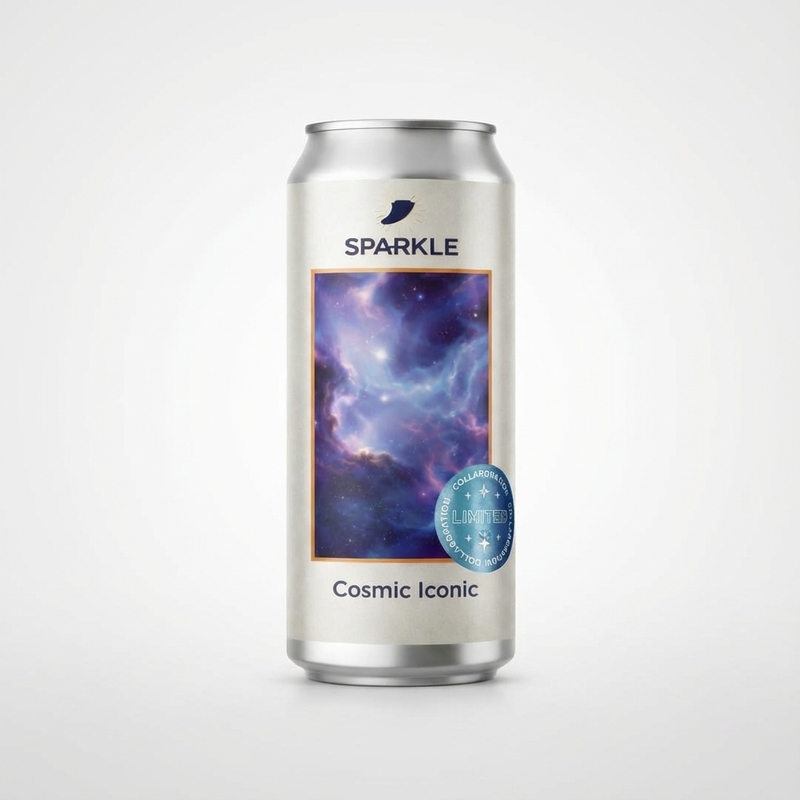 Cosmic Iconic - Sparkle ✨ IPA - Imperial / Double New England / Hazy 440ml - 1