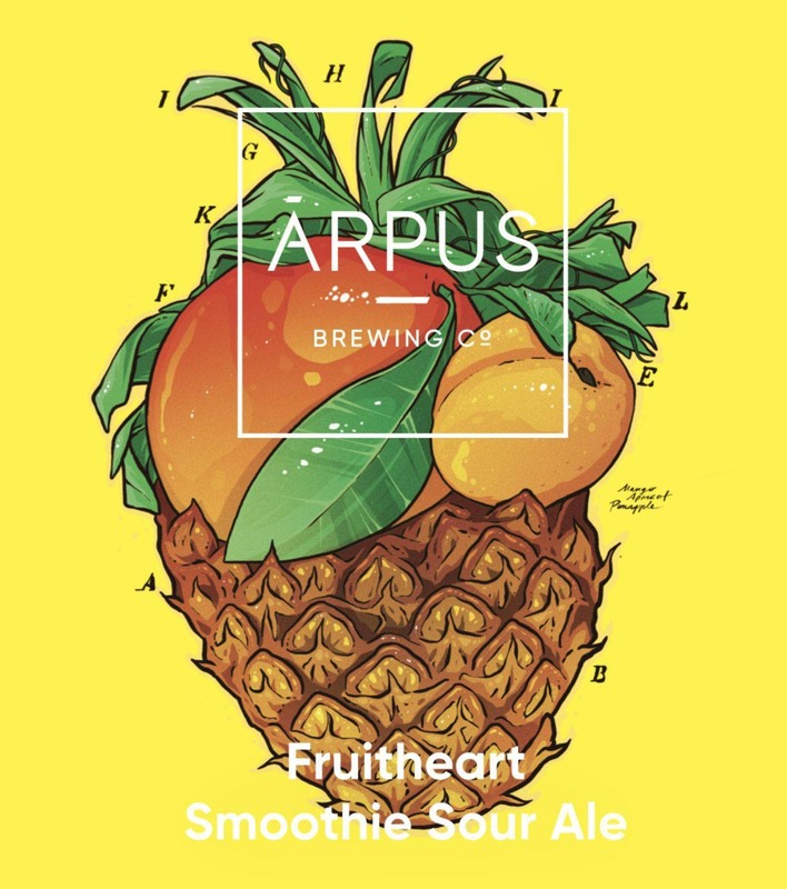 Fruitheart Smoothie Sour Ale Apricot x Pineapple x Mango - Ārpus Brewing Co. Sour - Smoothie / Pastry 440ml - 1
