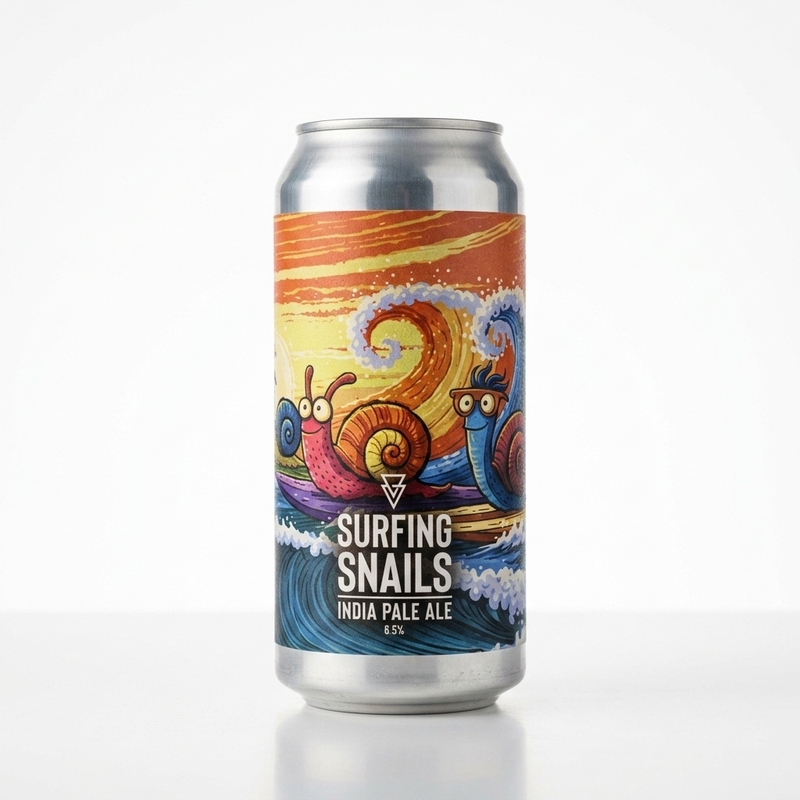 Surfing Snails - Azvex Brewing Company IPA - New England / Hazy 440ml - 2