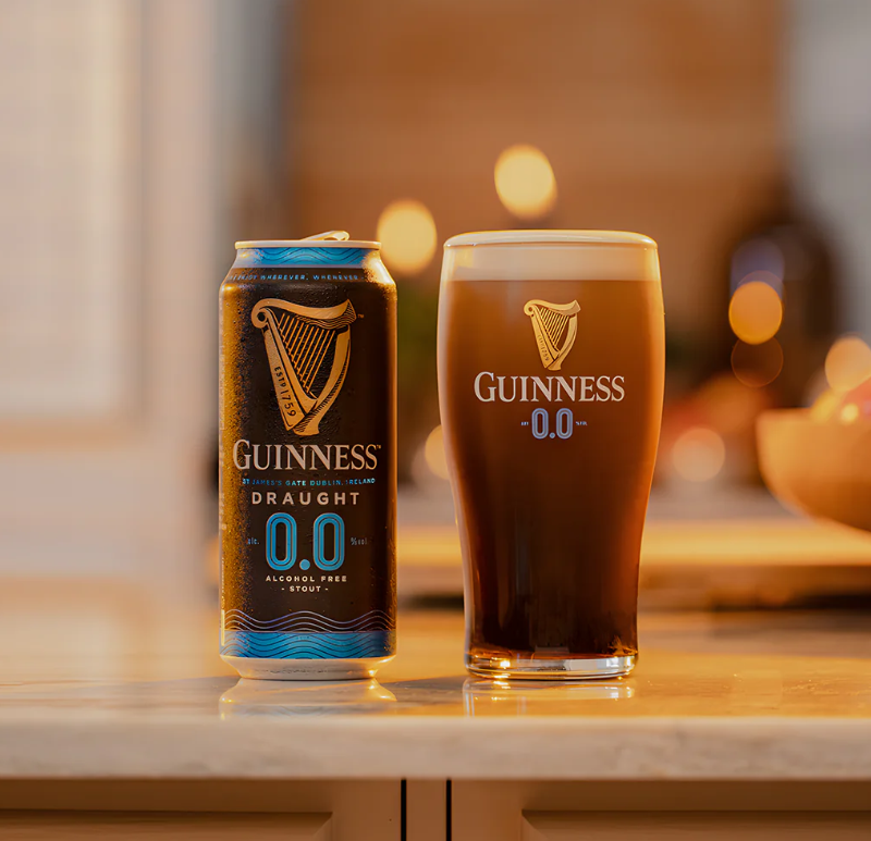 Guinness Draught 0.0 - Guinness Non-Alcoholic Beer - Porter / Stout 440ml - 1