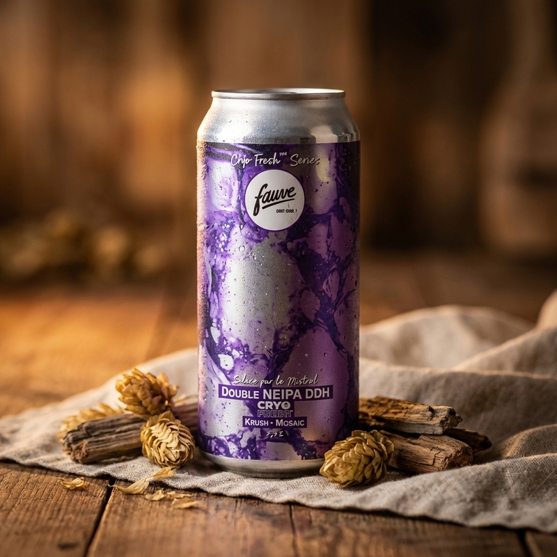 Enlacé par le Mistral - Fauve IPA - Imperial / Double New England / Hazy 440ml - 2