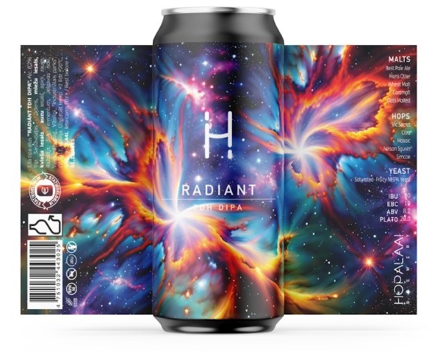 Radiant - Hopalaa IPA - Imperial / Double New England / Hazy 440ml - 1