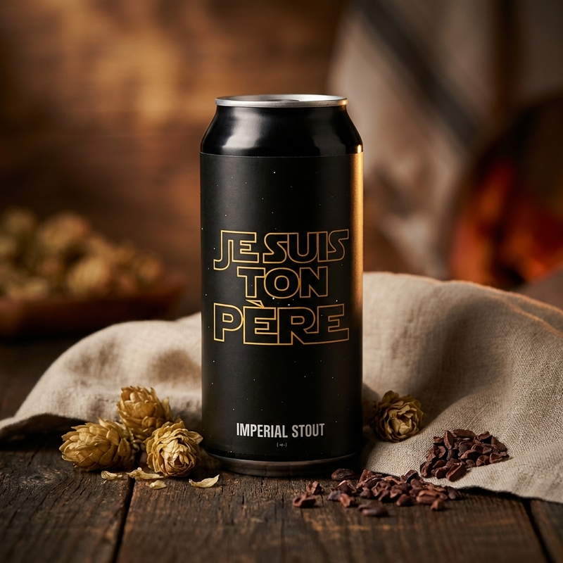 Je Suis Ton Père - Gekko Brewing Company Stout - Imperial / Double 440ml - 2