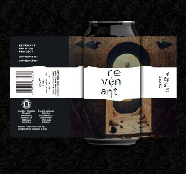 Crypt - Revenant Brewing Project IPA - New England / Hazy 440ml - 1