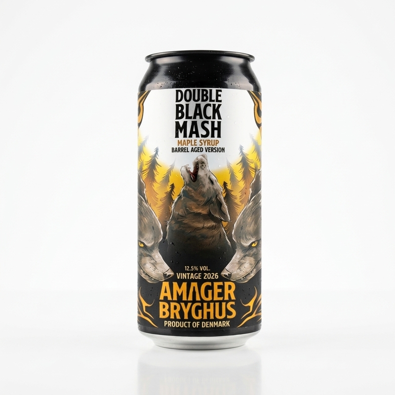 Double Black Mash (2026) Maple Syrup - Amager Bryghus Stout - Imperial / Double Pastry 440ml - 1