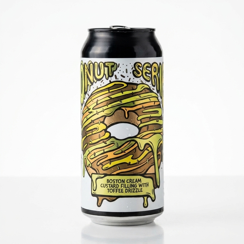 Donut Series 2.0 Boston Cream - Amundsen Brewery Stout - Imperial / Double Pastry 440ml - 1