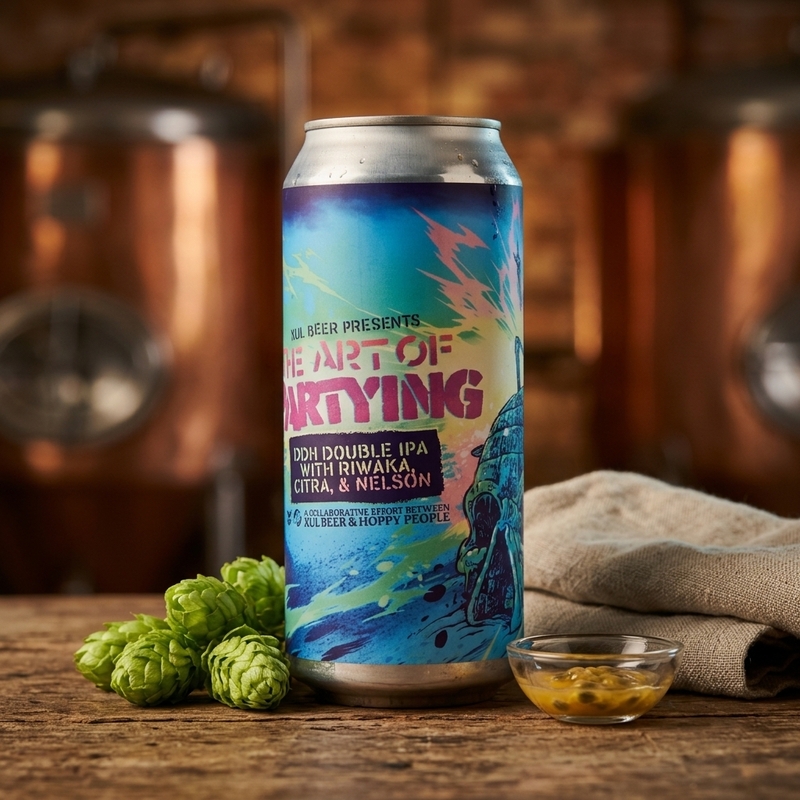 The Art of Partying / Hoppy People - Xul Beer Company IPA - Imperial / Double New England / Hazy 473ml - 1