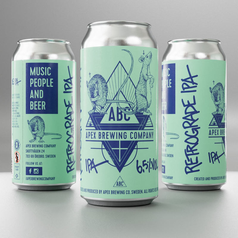 Retrogade - Apex Brewing Company IPA - New England / Hazy 440ml - 1