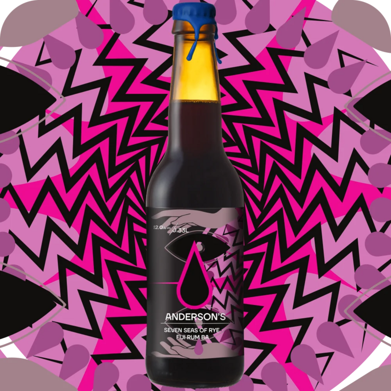 Seven Seas of Rye Fiji Rum BA - Anderson's Brewery Stout - Imperial / Double 330ml - 1