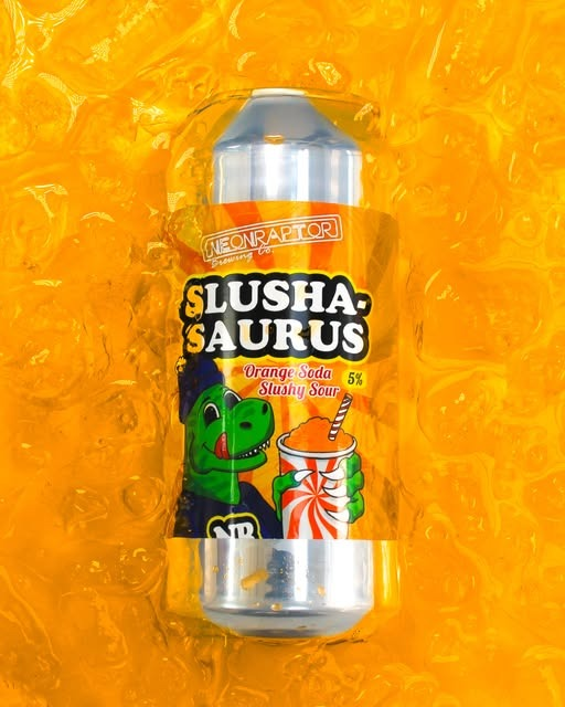 Slushasaurus : Orange Soda - Neon Raptor Brewing Co. Sour - Fruited 440ml - 1