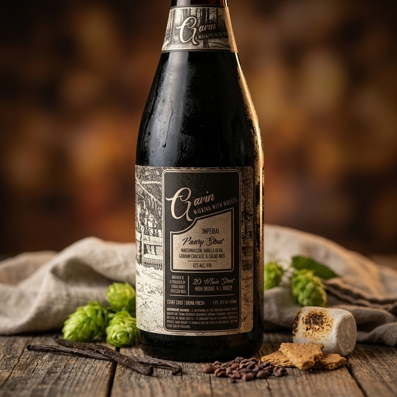 Gavin - Esker Hart Artisan Ales Stout - Imperial / Double Pastry 500ml - 1