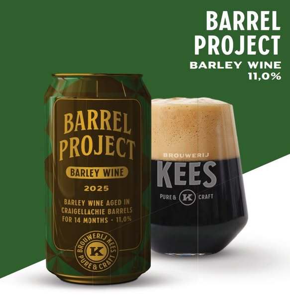 Barrel Project 2025: Barleywine Craigellachie - Brouwerij Kees Barleywine - Other 330ml - 1