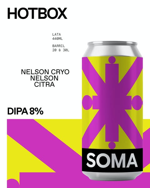 Hotbox - SOMA Beer IPA - Imperial / Double New England / Hazy 440ml - 1