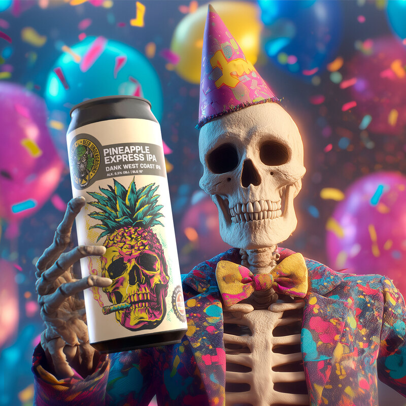 Pineapple Express IPA - Piwne Podziemie / Beer Underground IPA - American 500ml - 1