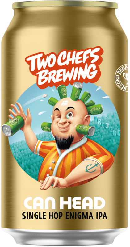 Can Head Single Hop Enigma IPA - Two Chefs Brewing IPA - Imperial / Double 330ml - 1