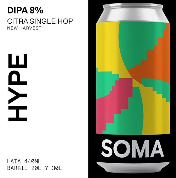 Hype - SOMA Beer IPA - Imperial / Double New England / Hazy 440ml - 1