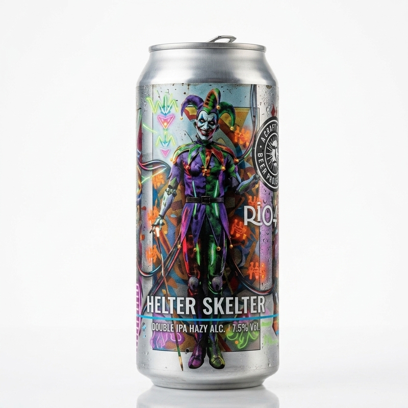 Helter Skelter - Black Rebel Brewing Company IPA - Imperial / Double New England / Hazy 440ml - 2