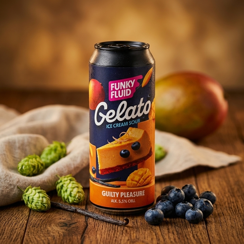 Gelato: Guilty Pleasure - Funky Fluid Sour - Smoothie / Pastry 500ml - 1