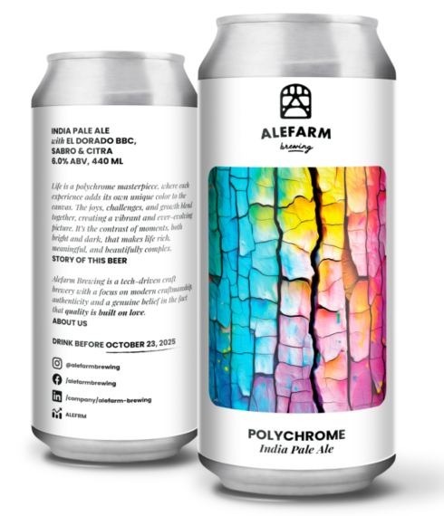 Polychrome - Alefarm Brewing IPA - New England / Hazy 440ml - 1