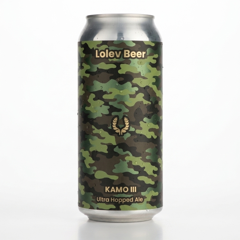 Kamo III - Lolev Beer IPA - Imperial / Double New England / Hazy 473ml - 2