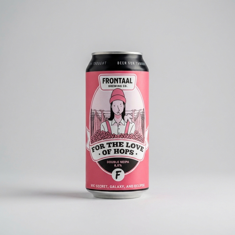 For The Love Of Hops ‘Vic Secret, Galaxy & Eclipse’ - Frontaal Brewing Co. IPA - Imperial / Double New England / Hazy 440ml - 1