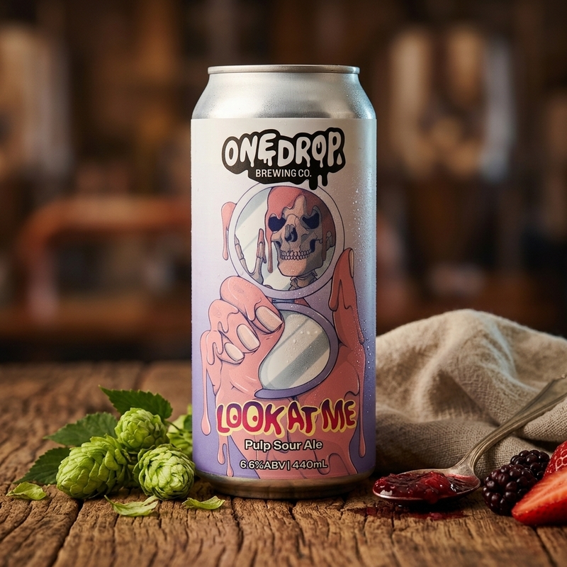 Look at Me - One Drop Brewing Co Sour - Smoothie / Pastry 440ml - 1