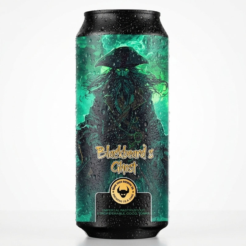 Blackbeard's Ghost - Game Over Brewing Co. Stout - Imperial / Double Pastry 440ml - 2
