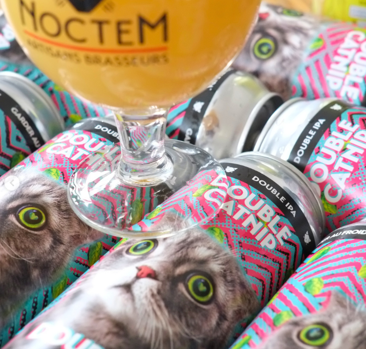 Double Catnip - Noctem Artisans Brasseurs IPA - Imperial / Double New England / Hazy 473ml - 1