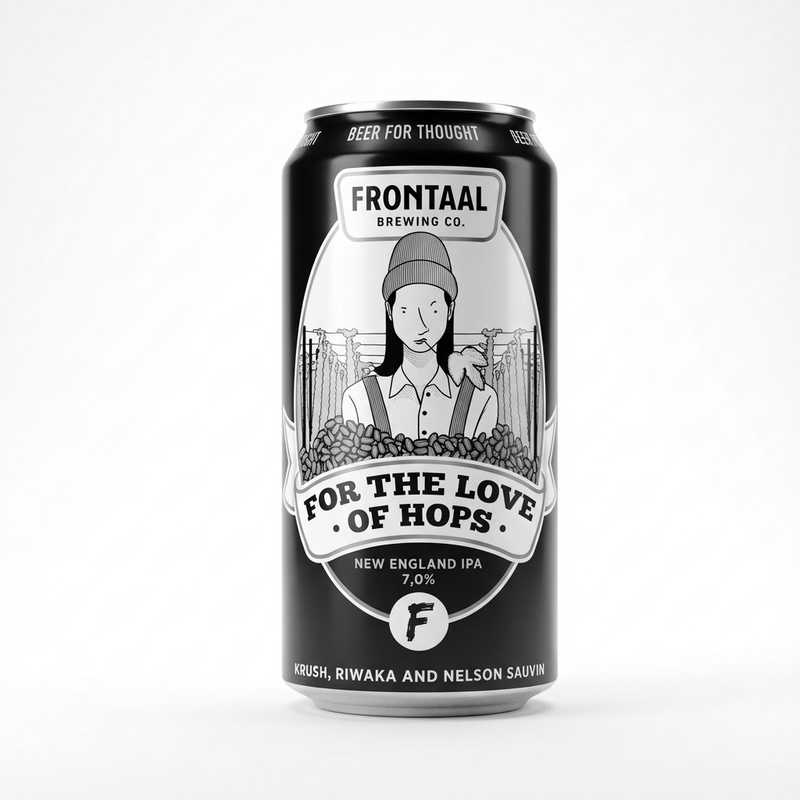 For The Love Of Hops ‘Krush, Riwaka, Nelson Sauvin’ - Frontaal Brewing Co. IPA - New England / Hazy 440ml - 1
