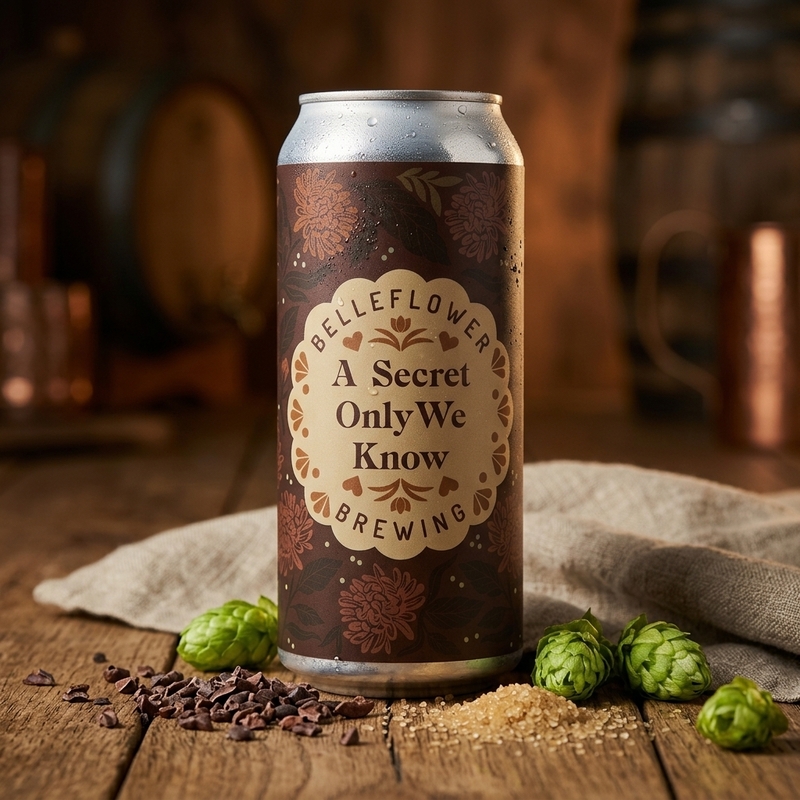 A Secret Only We Know - Belleflower Brewing Stout - American 473ml - 1