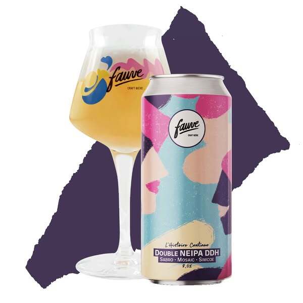 L'Histoire Continue - Fauve IPA - Imperial / Double New England / Hazy 440ml - 1