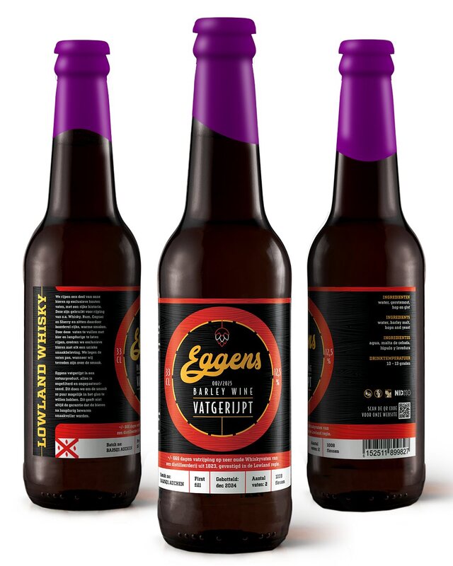 Lowland Whisky Barrel-Aged Barley Wine 002/2025 - Eggens Barleywine - Other 330ml - 1