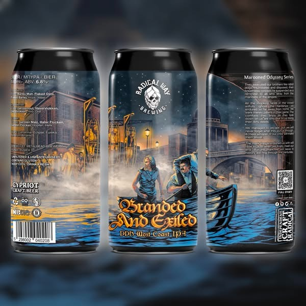 Branded And Exiled - Radical Way Brewing IPA - American 440ml - 1