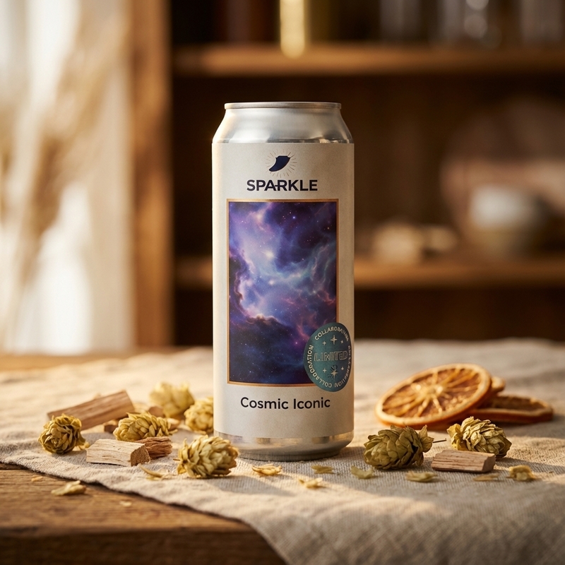 Cosmic Iconic - Sparkle ✨ IPA - Imperial / Double New England / Hazy 440ml - 2