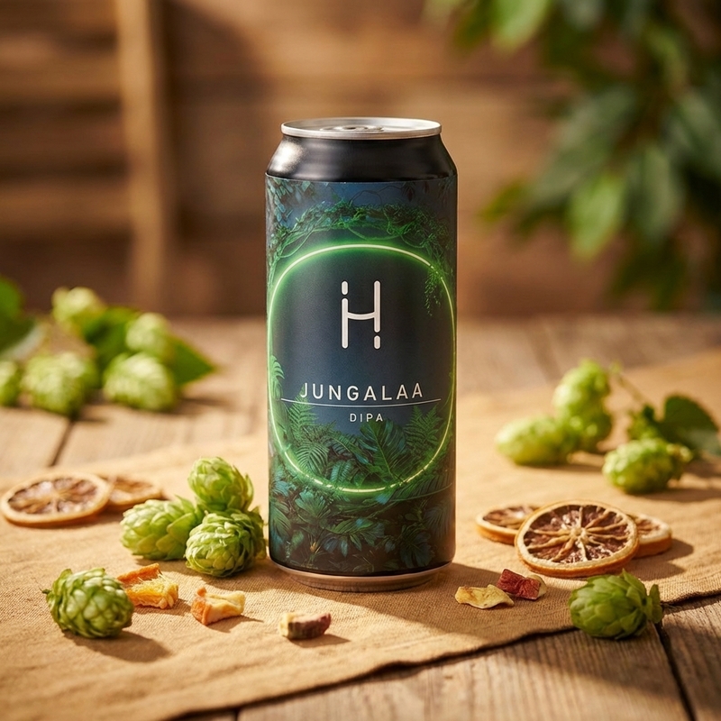Jungalaa - Hopalaa IPA - Imperial / Double New England / Hazy 440ml - 1