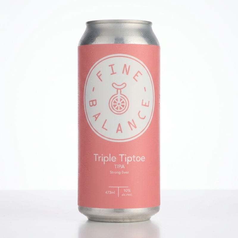 Triple Tiptoe - Fine Balance Brewing IPA - Imperial / Double 473ml - 2