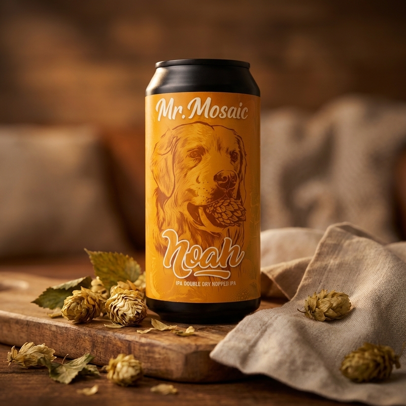 Mr. Mosaic - Bere Noah IPA - New England / Hazy 440ml - 1